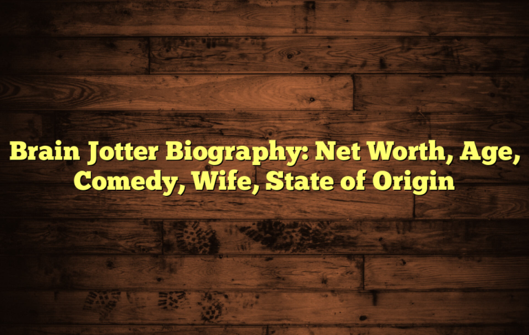 Brain Jotter Biography: Net Worth, Age, Comedy, Wife, State of Origin