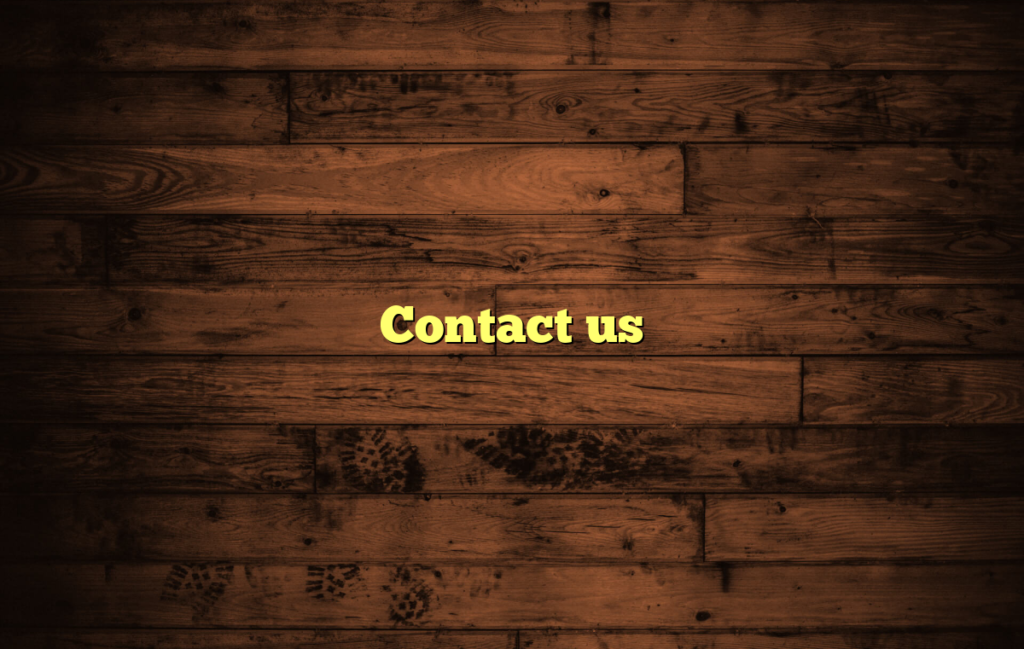 Contact us